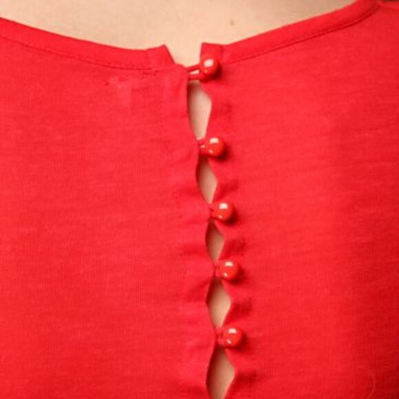 Free People 3/4 Sleeve Road To Discovery Butterfly Top ASO Alex Russo - Picture 6 of 12